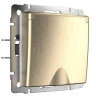 Розетка Werkel с заземлением с защитной крышкой и шторками WL10-SKGSC-01-IP44 4690389085260