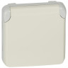 Розетка силовая Legrand Plexo IP55 2К+З белая 069640