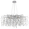 4970/12 HALL ODL24 635 матов.серебристый/алюмин./хрусталь Люстра G9 12*40W DELICA