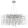 4970/12 HALL ODL24 635 матов.серебристый/алюмин./хрусталь Люстра G9 12*40W DELICA