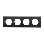 Рамка LK Studio 4-постовая квадрат (черный) Vintage-Quadro 884408-1