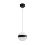 5075/9L L-VISION ODL24 511 черный/прозрачн./молочный/металл/акрил Подвес LED 9W 4000K 480лм RONI