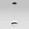 5075/9L L-VISION ODL24 511 черный/прозрачн./молочный/металл/акрил Подвес LED 9W 4000K 480лм RONI