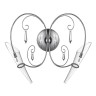 Бра Lightstar Scarabeo 755624 Бра Lightstar Scarabeo 755624