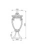 Ландшафтный светильник Outdoor O414FL-01BZ