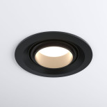 Потолочный светодиодный светильник 10W 3000K черный 9919 LED