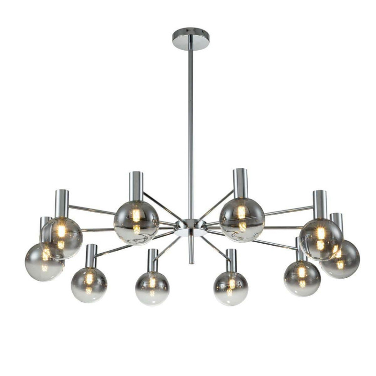 Подвесная люстра Indigo Collana 13015/10R Chrome V000225 Подвесная люстра Indigo Collana 13015/10R Chrome V000225