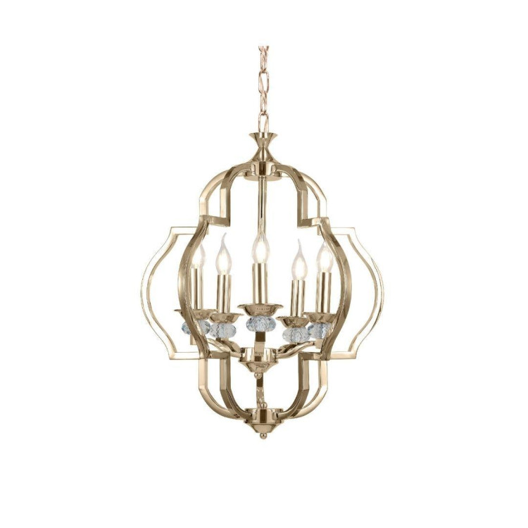 Подвесная люстра Lumina Deco Cesaro LDP 17078-5 GD Подвесная люстра Lumina Deco Cesaro LDP 17078-5 GD