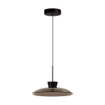 5055/9L L-VISION ODL24 457 черный/дымчатый/металл/стекло Подвес LED 9W 3000К SAUCER