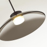5055/9L L-VISION ODL24 457 черный/дымчатый/металл/стекло Подвес LED 9W 3000К SAUCER