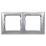 Рамка Legrand Valena Classic на 2 поста, алюминий 770152