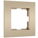 W0012911/ Рамка на 1 пост Slab (шампань софт) W0012911