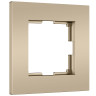 Рамка на 1 пост Slab шампань софт W0012911