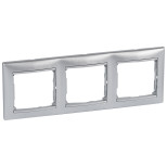 Рамка Legrand Valena Classic на 3 поста, алюминий 770153