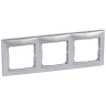 Рамка Legrand Valena Classic на 3 поста, алюминий 770153