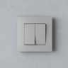 W0012917/ Рамка на 1 пост Slab (дымчатый софт) W0012917