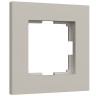 Рамка на 1 пост Slab дымчатый софт W0012917