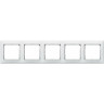 Рамка Legrand Valena Classic на 5 постов, белая 774455