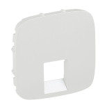 Лицевая панель Legrand Valena Allure для розеток RJ-45 и RJ-11, жемчуг 755419