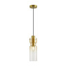 5057/1A PENDANT ODL24 459 золотой/янтарный/металл/стекло Подвес E27 1*40W SCROW