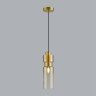 5057/1A PENDANT ODL24 459 золотой/янтарный/металл/стекло Подвес E27 1*40W SCROW