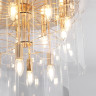 Умная потолочная люстра со стеклянными плафонами 60170 золото