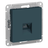 Розетка Schneider Electric Atlas Design RJ-45 кат. 5е, изумруд