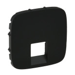 Лицевая панель Legrand Valena Allure для розеток RJ-45 и RJ-11, антрацит 755418