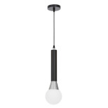 Подвесной светильник Lumina Deco Folino LDP 7012-1B BK+CHR