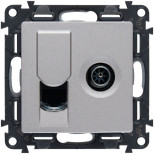Розетка TV+RJ-45 Legrand Valena Life алюминий 753055+754832