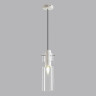 5057/1B PENDANT ODL24 459 белый/прозрачный/металл/стекло Подвес E27 1*40W SCROW