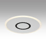 7663/34L MITRA LED SN 60 Светильник пластик/белый LED 34Вт 3000-4000-6000K D475 IP20 пульт ДУ COSMO