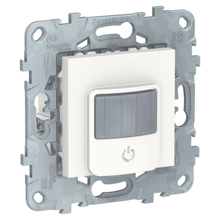 Датчик движения Schneider Electric Unica New с выключателем, белый