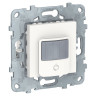 Датчик движения Schneider Electric Unica New с выключателем, белый