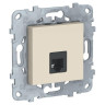 Розетка RJ-11 Schneider Electric Unica New бежевая