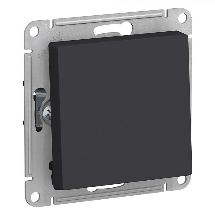 Переключатель одноклавишный Schneider Electric Atlas Design карбон