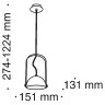 Подвесной светильник Maytoni Technical MOD047PL-L5B3K