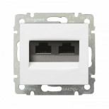 Розетка RJ-45 Legrand Valena Classic UTP 2, белая 774247