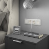 Накладка для USB розетки перламутровый рифленый W1179513