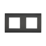 Рамка LK Studio 2-постовая (черный бархат) LK45 854208-1