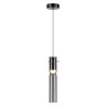 5058/5L PENDANT ODL24 459 черный/дымчатый/металл/стекло Подвес LED 5W 3000K SCROW