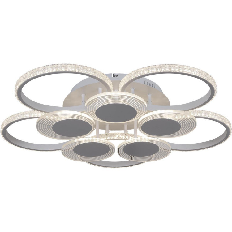 Потолочная светодиодная люстра Reluce 05883-0.3-5+5C WH Потолочная светодиодная люстра Reluce 05883-0.3-5+5C WH