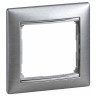 Рамка Legrand Valena Classic на 1 пост, алюминий матовый 770331