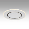 7663/44L MITRA LED SN 60 Светильник пластик/белый LED 44Вт 3000-4000-6000K D600 IP20 пульт ДУ COSMO