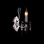 Бра Eurosvet 2026/1 хром/черный хрусталь Strotskis