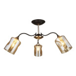 Потолочная люстра IMEX MD.4052-3-S COFFEE+FGD
