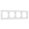 Рамка из поликарбоната на 4 поста Hammer белый W0042401
