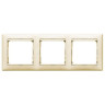 Рамка Legrand Valena Classic на 3 поста, слоновая кость 774353
