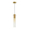 5058/5LA PENDANT ODL24 459 золотой/янтарный/металл/стекло Подвес LED 5W 3000K SCROW