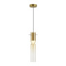 5058/5LA PENDANT ODL24 459 золотой/янтарный/металл/стекло Подвес LED 5W 3000K SCROW
